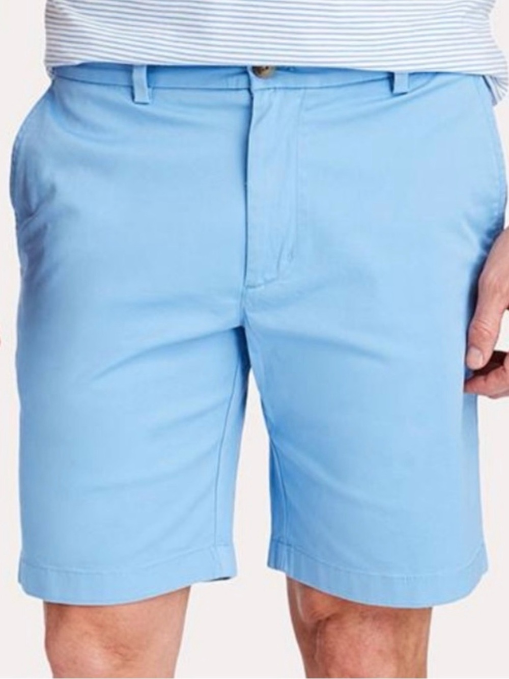 ✨Vineyard Vines✨ EUC Cotton Stretch Blue Khaki Preppy Shorts Size 18 Shep & Ian
